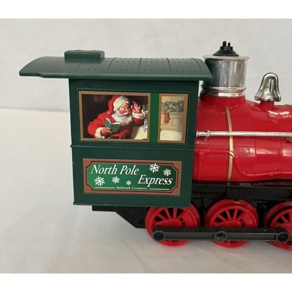 Eztec North Pole Express G Scale Locomotive Christmas Train Engine Tested Works - Picture 2 of 11